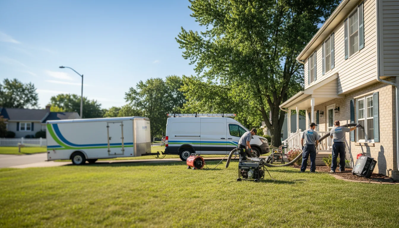 Flooded Basement Restoration And Cleanup With Repair in Pound, WI near me